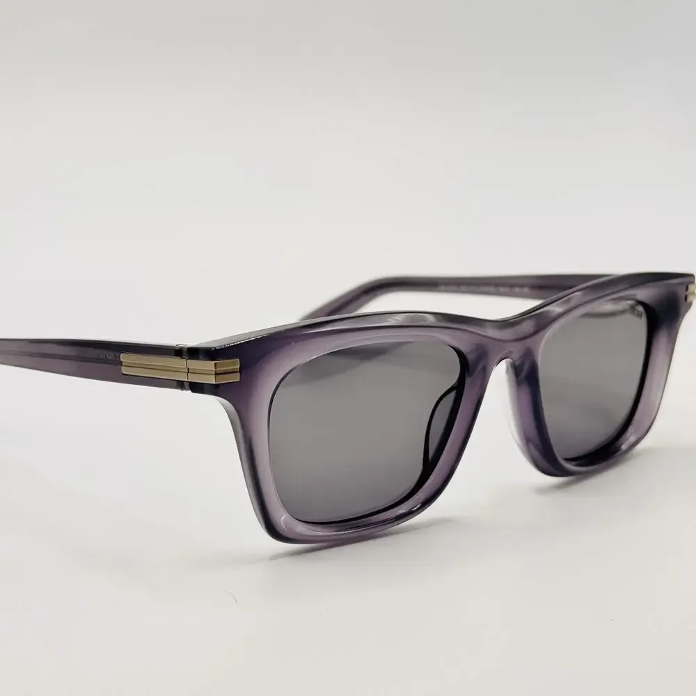 Ermenegildo Zegna Sunglasses EZ0270 20D Shiny Gray Frame Smoke POLARIZED Lens